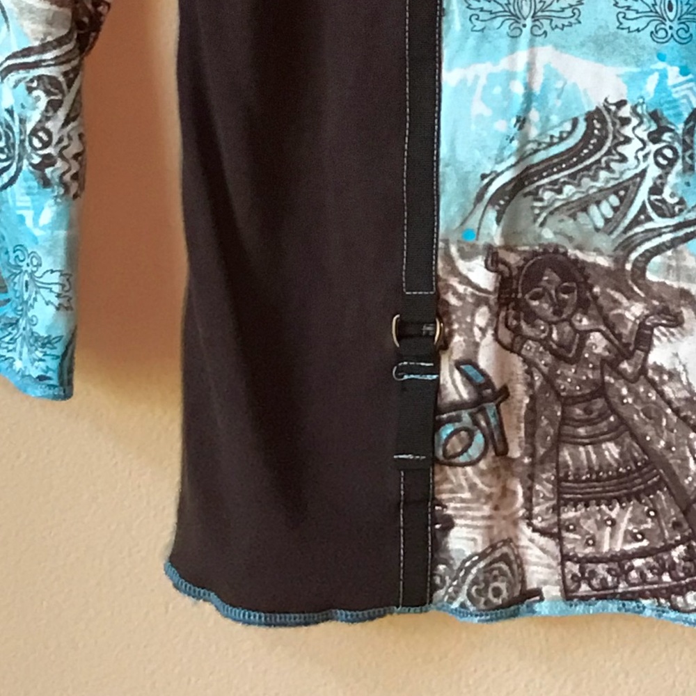 I BOUGHT THIS IN FRANCE: Camaîeu 3/4 Sleeve Edgy - Picture 3 of 7